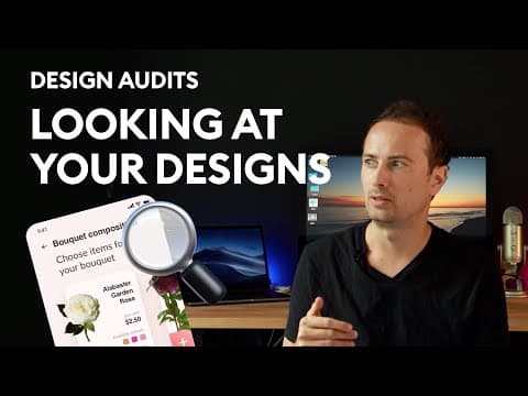 Looking at your designs - UI UX audit and tutorial thumbnail