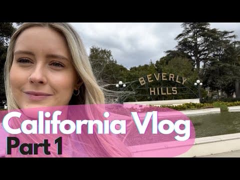 CALIFORNIA CONFERENCE VLOG PART 1: 24 hours in Los Angeles! thumbnail