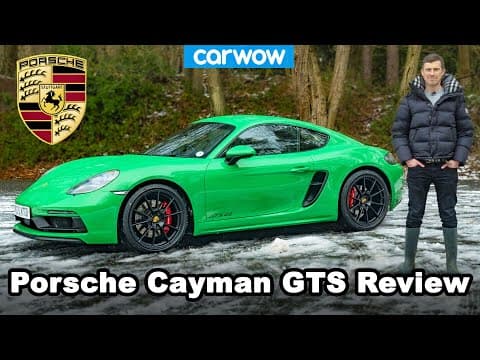 Porsche Cayman GTS 2021 review - 0-60mph, 1/4-mile & drifted in snow! thumbnail