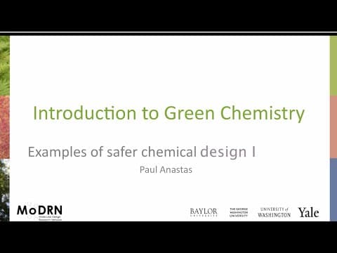 M4E MoDRN Safer Chemicals: Examples of Safer Chemical Design I thumbnail
