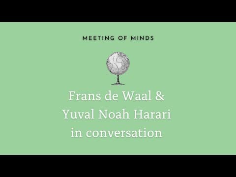 Frans de Waal & Yuval Noah Harari: How does empathy help organize society? thumbnail