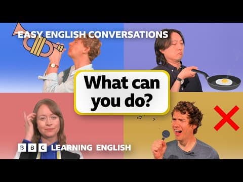 What can you do? Easy English Conversations 💬 Episode 9 thumbnail