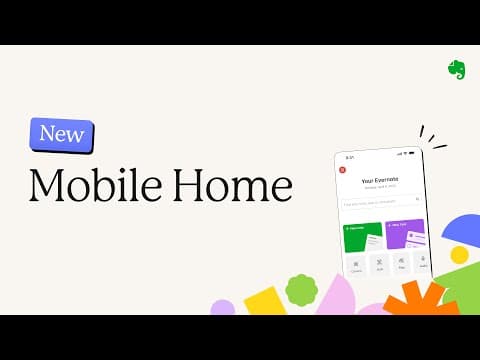 How we designed the new Evernote Home on Mobile 🏡 thumbnail