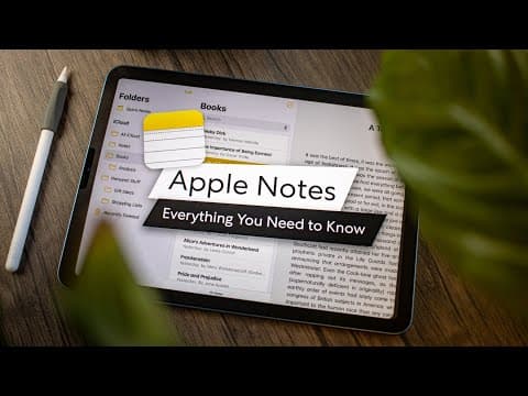 Apple Notes is Better Than You Think (Apple Notes Review 2023) thumbnail