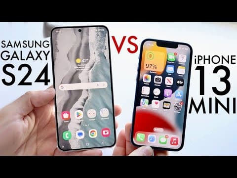 Samsung Galaxy S24 Vs iPhone 13 Mini! (Comparison) (Review) thumbnail