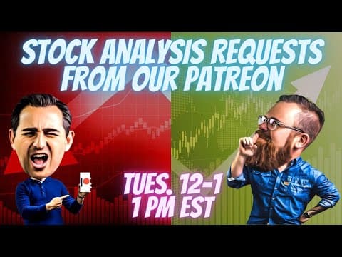 Hot Stock Analysis LIVE! Patreon Requests thumbnail