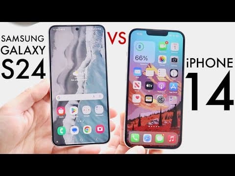 Samsung Galaxy S24 Vs iPhone 14! (Comparison) (Review) thumbnail