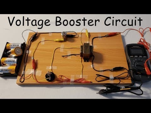 A Simple Voltage Booster Circuit Using an Electric Motor & a Transformer thumbnail