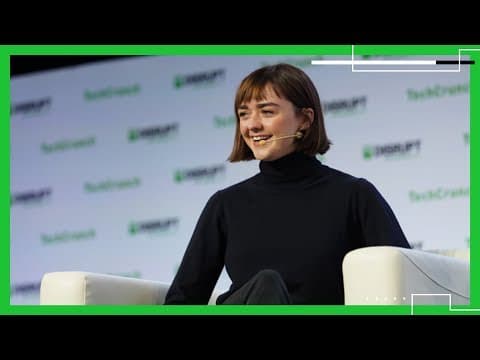 Surprise guest Maisie Williams speaks at Disrupt SF 2019 thumbnail