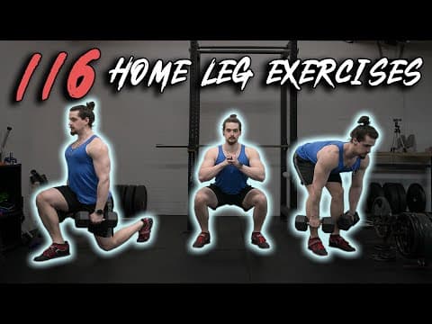 BEST Leg Exercises at Home - Leg Workouts at Home thumbnail