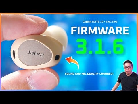 NEW Jabra Elite 10 / 8 Active Update Improves... what?! 🤔 (Firmware 3.1.6) thumbnail