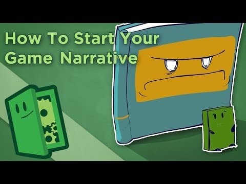 How To Start Your Game Narrative - Design Mechanics First - Extra Credits thumbnail