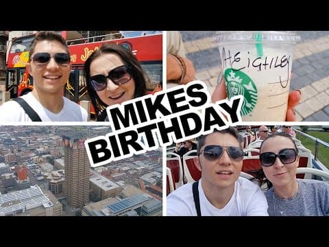 City Sight Seeing Tour & Mikes Birthday - Vlog 04 thumbnail