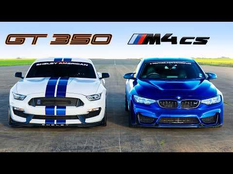 Which Is Faster: BMW M4 CS or Shelby GT350? thumbnail