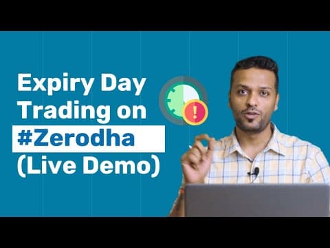 Options Expiry Day Trading Demo (Zerodha Kite) | Nifty Expiry Options Trade on Kite | Trade Brains thumbnail