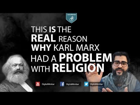 This is the REAL Reason why Karl Marx had a PROBLEM with RELIGION! - Imran Hussein thumbnail