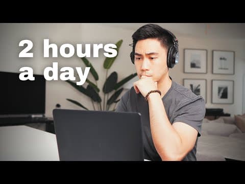 How to Study Only 2 Hours a Day yet STILL Ace your Exams thumbnail