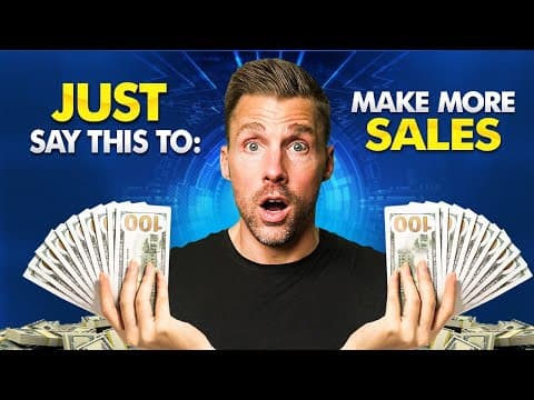 These 4 Words Are PROVEN To DOUBLE Your Sales (EVERYTIME!) thumbnail