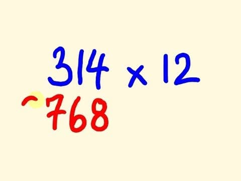 How to easily multiply any number by twelve thumbnail