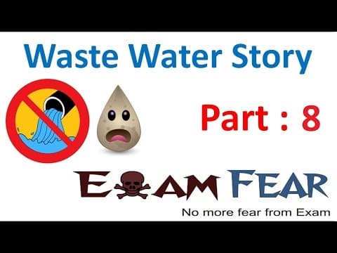 Biology Waste Water Story Part 8 (Sewage harming aquatic life) Class 7 VII thumbnail