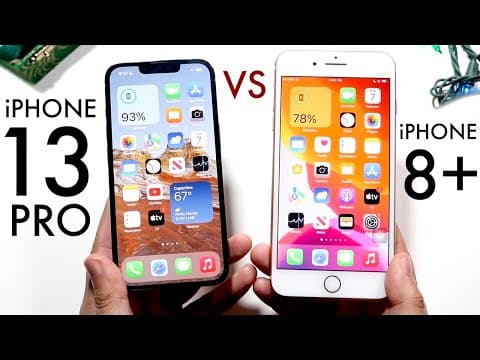 iPhone 13 Pro Vs iPhone 8+! (Comparison) (Review) thumbnail