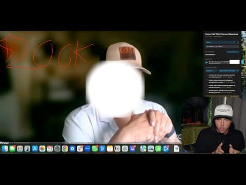 closing a website client for my $200,000/month GoHighLevel SAAS *Live Call* thumbnail