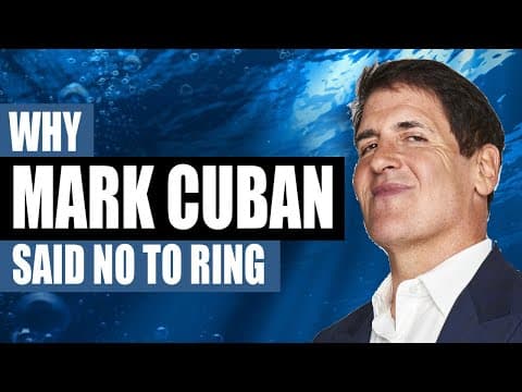 MARK CUBAN PASSED ON RING AND THEN AMAZON ACQUIRED THEM FOR $1 BILLION thumbnail