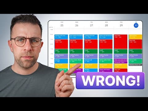 How to Time Block Effectively in 2025 thumbnail