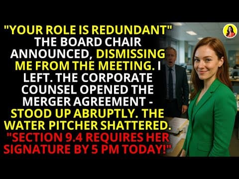 I Was Fired, So I Vetoed The $840M Merger | Corporate Revenge thumbnail