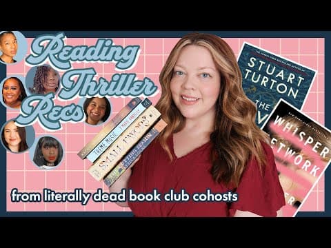 Reading Booktuber Recommendations 🔪 mystery, horror & thriller books from book club cohosts thumbnail