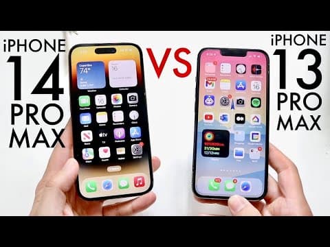 iPhone 14 Pro Max Vs iPhone 13 Pro Max In 2023! (Comparison) (Review) thumbnail
