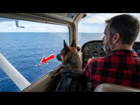 Seaplane Veteran Spots a Woman Adrift at Sea — When His Dog Reacts First, The Truth Turns Terrifying thumbnail