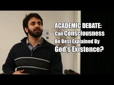 BIG DEBATE: Can Consciousness Be Best Explained By God's Existence? - Hamza Tzortzis & Peter Simons thumbnail