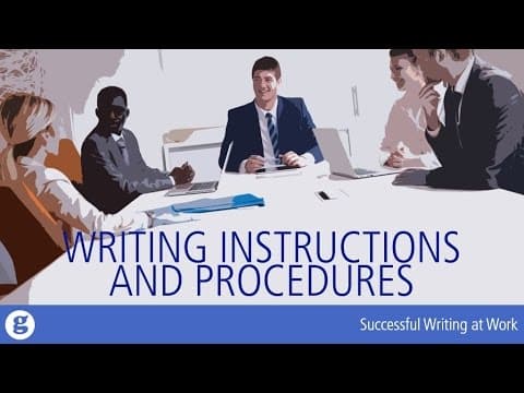 Writing Instructions and Procedures thumbnail