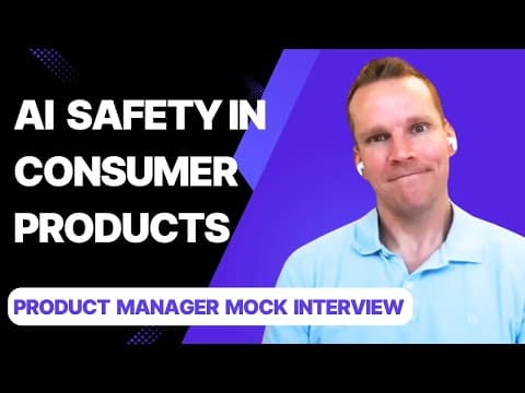 How to Manage AI Risks | Product Manager Mock Interview thumbnail