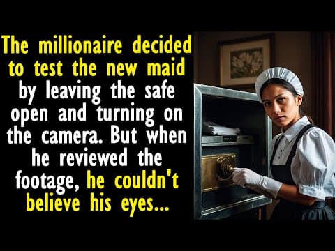 The millionaire decided to test the new maid by leaving the safe open and turning on the camera... thumbnail