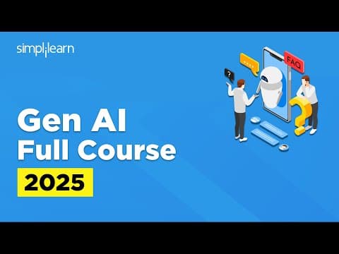 Generative AI Full Course 2026 | Gen AI Tutorial for Beginners | Gen AI Explained | Simplilearn thumbnail