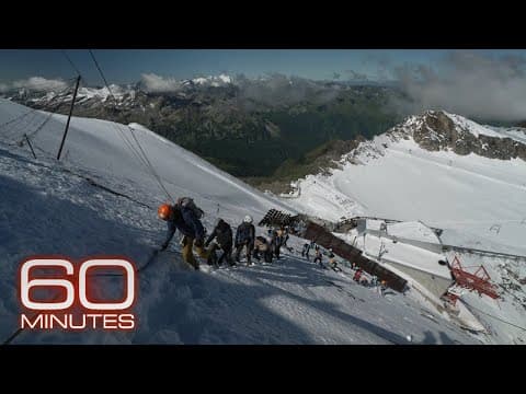 Grieving Ukrainians attend Austrian Alps climbing camp to recover from war | 60 Minutes thumbnail