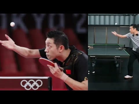 Xu Xin Teaches How to Serve Heavy Spin & Neutralize Hook Serves thumbnail