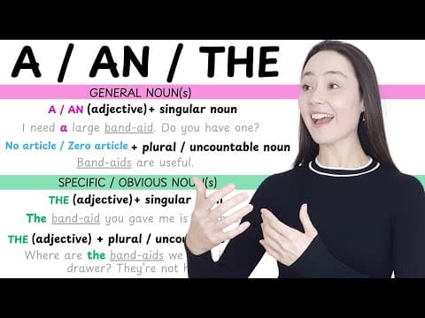 A, An, The & Zero Article | How to correctly use articles in English thumbnail