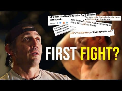 How Did Tim Kennedy Start His MMA Fighting Career? thumbnail