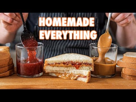 The Perfect PB&J Completely From Scratch Feat. My Mom thumbnail