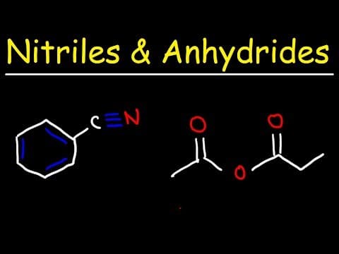 Naming Acid Anhydrides and Nitriles - IUPAC Nomenclature thumbnail