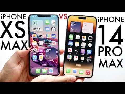 iPhone 14 Pro Max Vs iPhone XS Max In 2023! (Comparison) (Review) thumbnail
