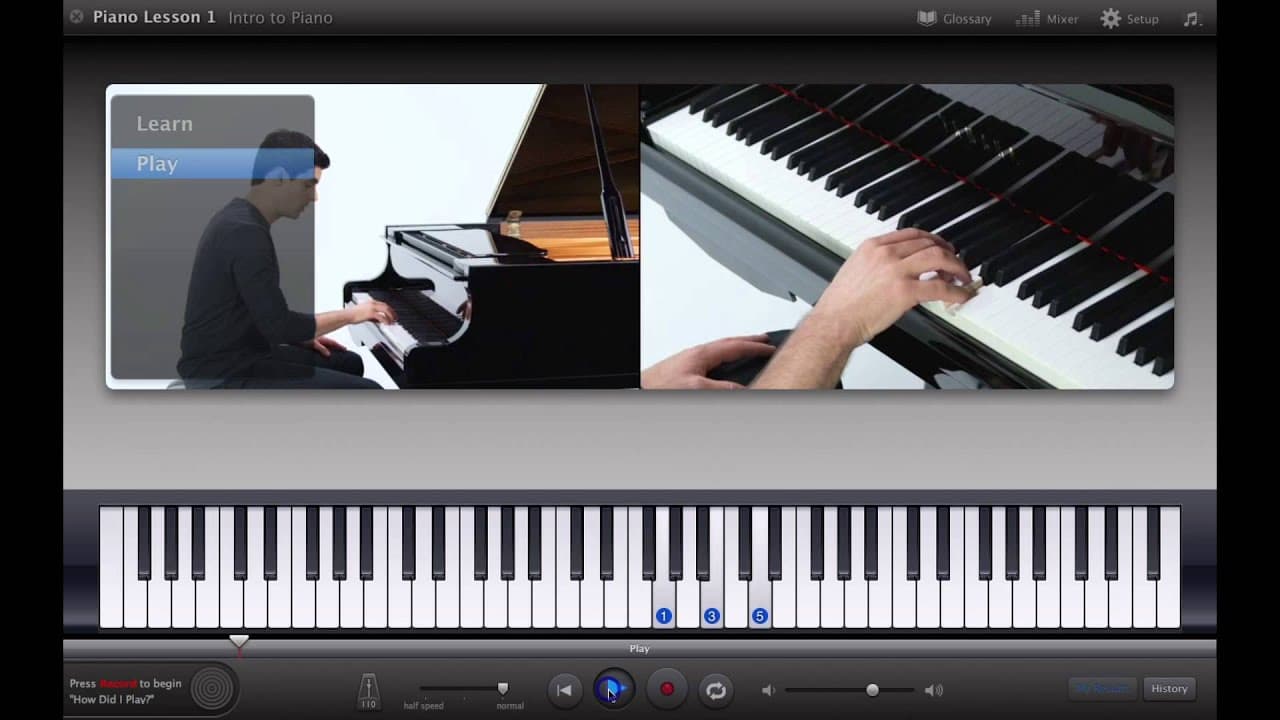 YouTube video player