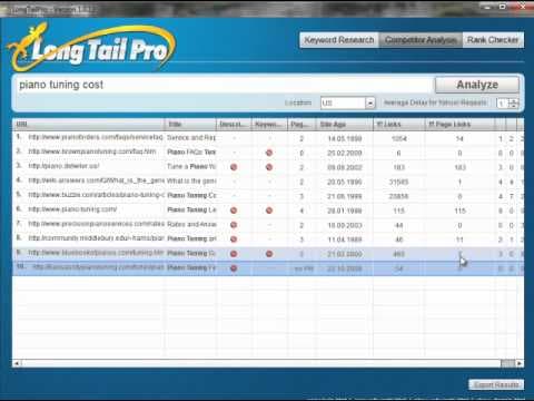 Long Tail Pro Competitor Analysis & Rank Checker thumbnail