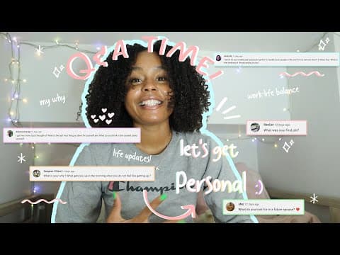 LET'S GET PERSONAL!! My first DEEP Q&A ✨ thumbnail