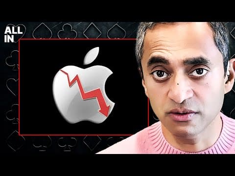 "I Don't Think Apple Has A Chance" - The Brutal Truth About Apple - Chamath Palihapitiya thumbnail