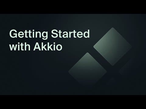 Getting Started with Akkio thumbnail