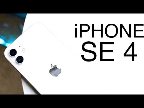 iPhone SE 4: WEIRD! thumbnail